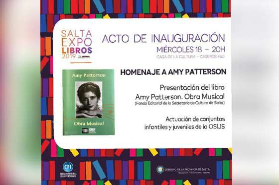 Con un homenaje a Amy Patterson comienza la IX Salta Expo Libros