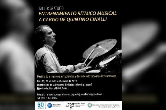 Segundo Taller de Entrenamiento Rítmico Musical con Quintino Cinalli