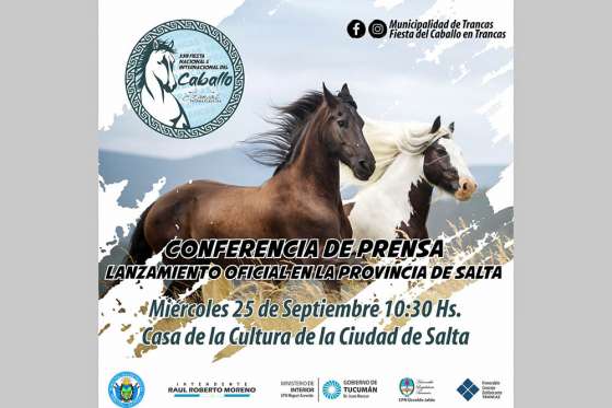 Tucumán presenta en Salta la Fiesta Nacional e Internacional del Caballo