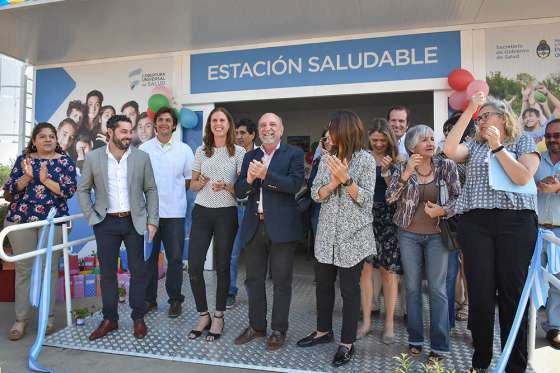 Funciona una Estación Saludable en el Parque Bicentenario