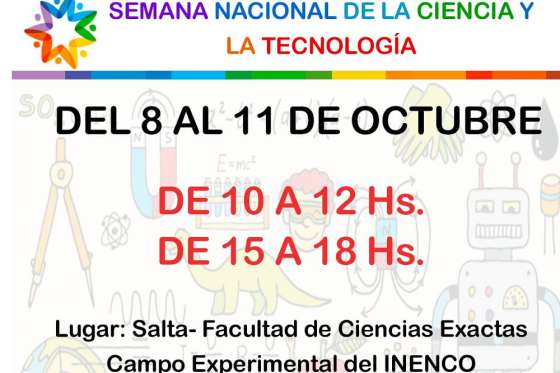 Actividades por la Semana de la Ciencia y la Tecnología