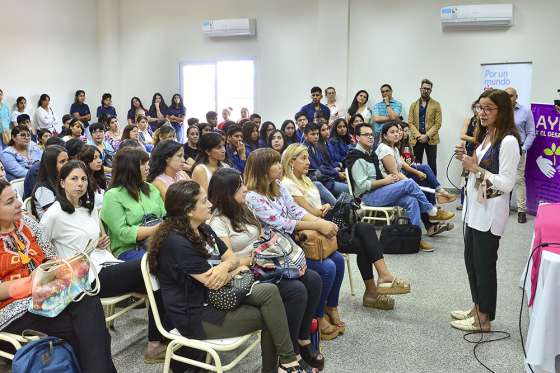 Docentes y estudiantes realizan talleres sobre Educación Sexual Integral en el marco de la línea Spotlight