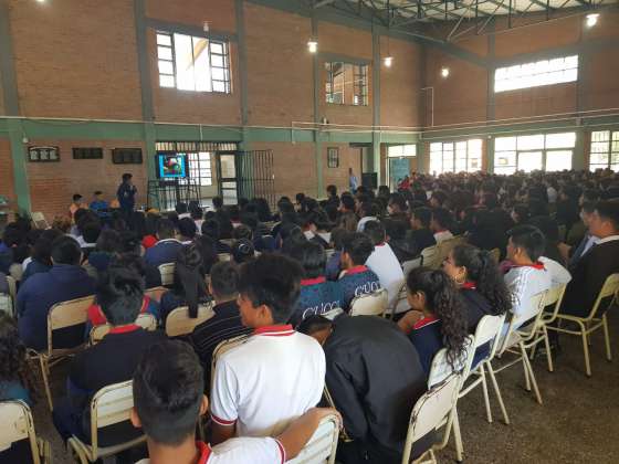 Estudiantes aprendieron sobre educación vial en las escuelas