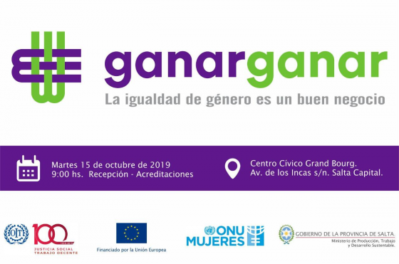 Con el lema “La igualdad de género es un buen negocio”, se presentará el programa Ganar – Ganar