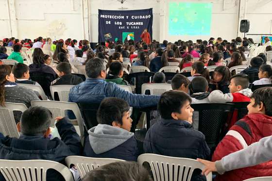 Escuelas del interior participaron en las charlas de divulgación científica