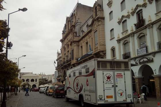 Nueva colecta de sangre en la plaza 9 de Julio