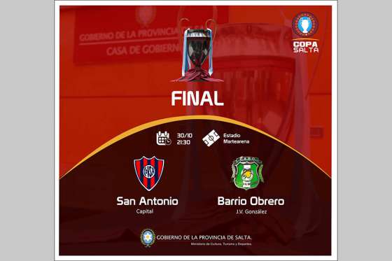 San Antonio y Barrio Obrero definen la Copa Salta