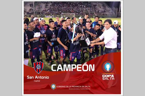 San Antonio es el primer campeón de la Copa Salta