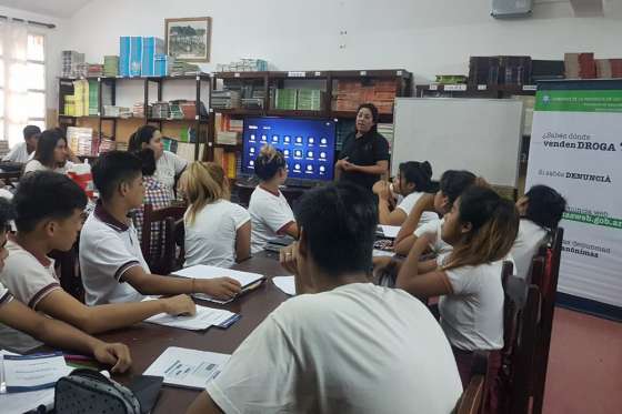 Estudiantes de Orán se sumaron a la lucha contra las drogas