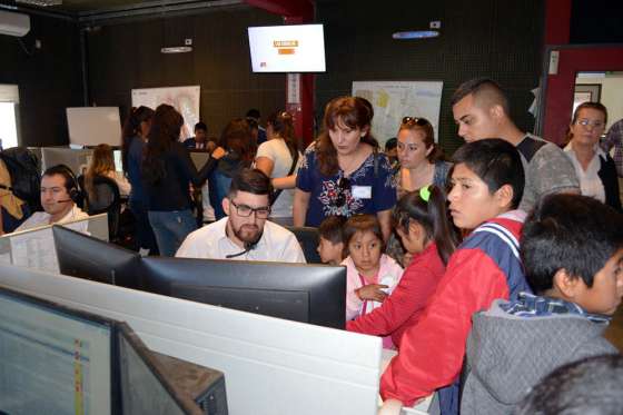 Alumnos de Angastaco visitaron el Sistema de Emergencias 9-1-1