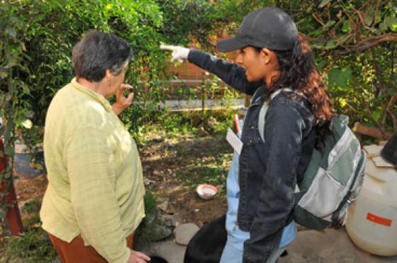 Trabajo contra el dengue en distintos barrios de la ciudad 