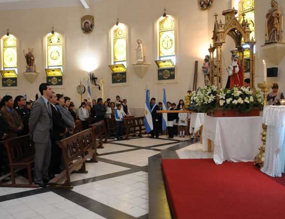 Urtubey encabezó la fiesta patronal en Cerrillos