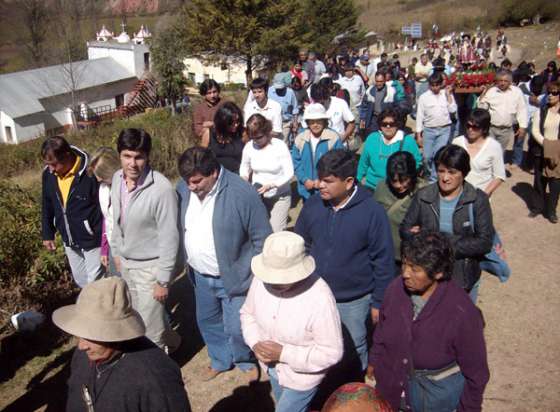 Fiestas patronales en el paraje La Zanja 