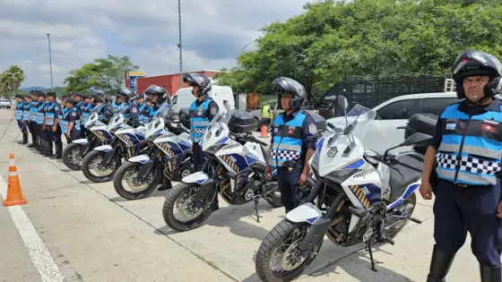 Entrega de equipamiento a Seguridad Vial con fondos del pago de multas