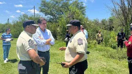 Amplio operativo por siniestro aéreo en zona norte de la ciudad