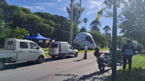 Se realizó una jornada preventiva de seguridad vial en avenida Arenales