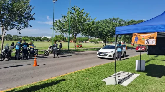 Se realizó una jornada preventiva de seguridad vial en avenida Arenales