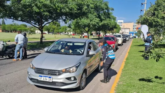 Se realizó una jornada preventiva de seguridad vial en avenida Arenales