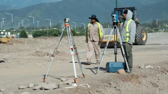 Etapa final de obras para habilitar el nexo vial entre avenida Arenales y ruta provincial 28