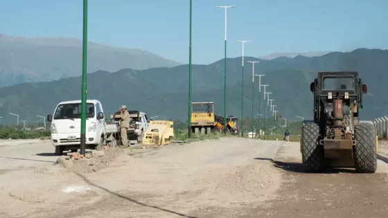 Etapa final de obras para habilitar el nexo vial entre avenida Arenales y ruta provincial 28