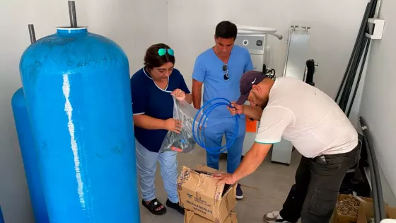 Inició el montaje de equipos para el centro de diálisis en Joaquín V. González