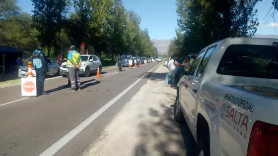 Operativo Vial en Cafayate.