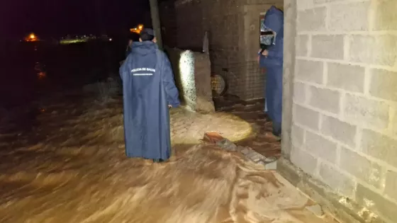 Asistencia de seguridad a damnificados por temporal en San Antonio de los Cobres