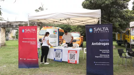 Vecinos de La Caldera participaron de la jornada preventiva de seguridad