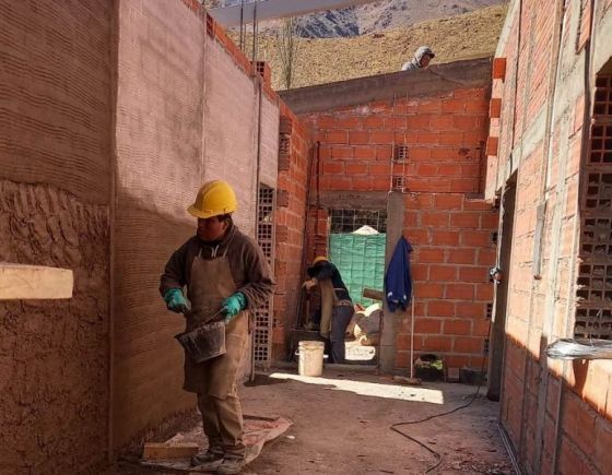 Construyen un nuevo puesto sanitario en paraje El Alumbre.