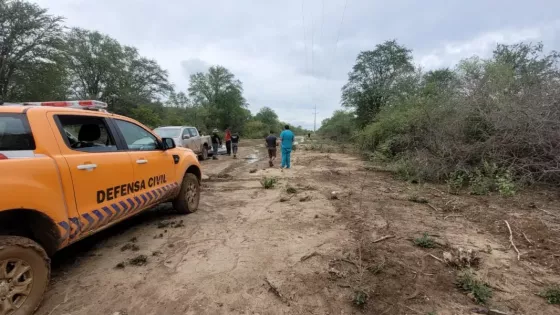 Relevamiento de Defensa Civil de zonas de riesgo en Santa Victoria Este