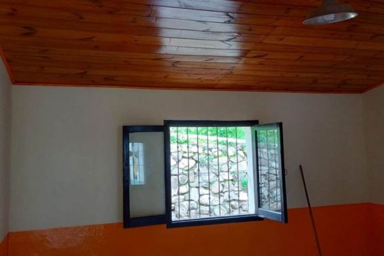 Refaccionan un edificio escolar de paraje San Felipe