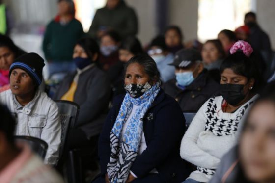 En Rosario de Lerma el programa Abrazar hizo entrega de elementos de protección social.