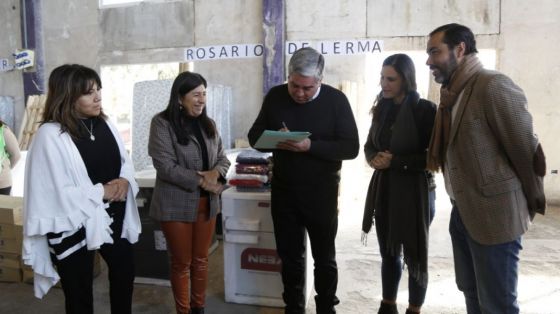 En Rosario de Lerma el programa Abrazar hizo entrega de elementos de protección social.