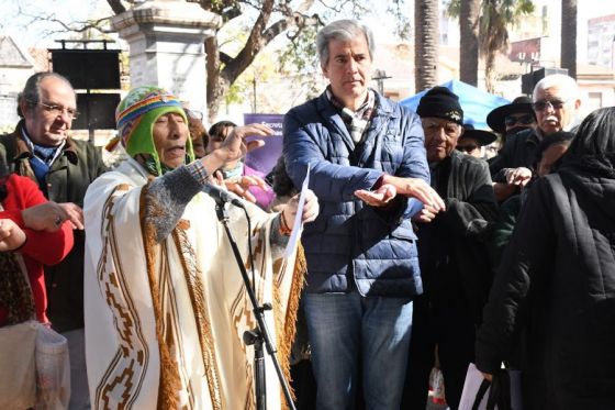 Villamayor acompañó a las Personas Mayores en la exposición Artesanal y Gastronómica en el marco del mes de la Pachamama