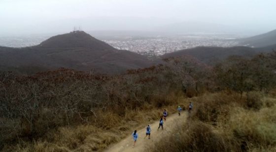 Carrera del hospital San Bernardo.