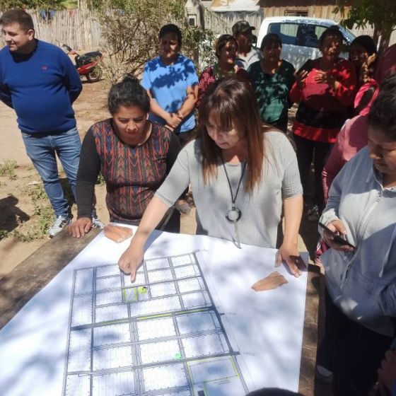 Avanza el proyecto de obras para el barrio Tres Palmeras de Pichanal