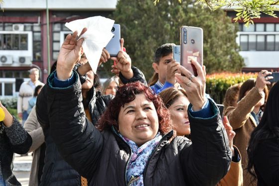 Las imágenes peregrinas del Señor y la Virgen del Milagro visitaron la Casa de Gobierno de Salta