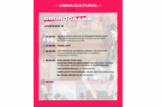 Inicia hoy el Congreso Nacional e Internacional de Derecho en la Usina Cultural