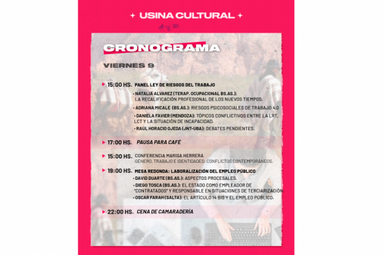 Inicia hoy el Congreso Nacional e Internacional de Derecho en la Usina Cultural