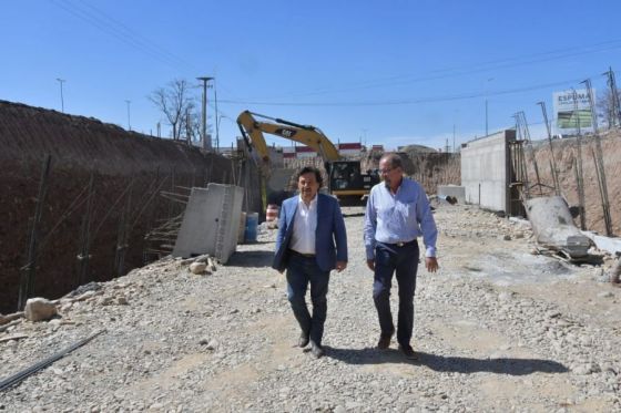 El gobernador Sáenz supervisó las obras de Circunvalación Noroeste.