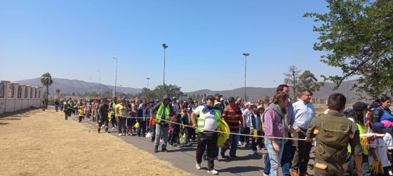 Peregrinaron más de 5 mil niños y niñas de los Cuerpos Infantiles de la Policía,