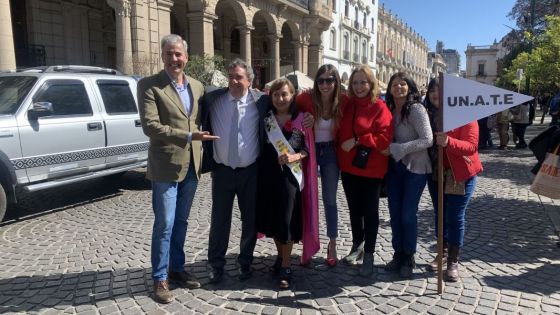 Hoy en plaza 9 de julio desfilaron las candidatas a reina de las personas mayores