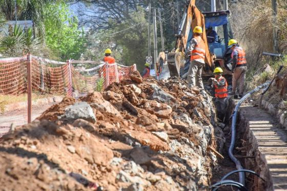 Primera etapa de obras para optimizar el servicio de agua potable en barrio San Bernardo