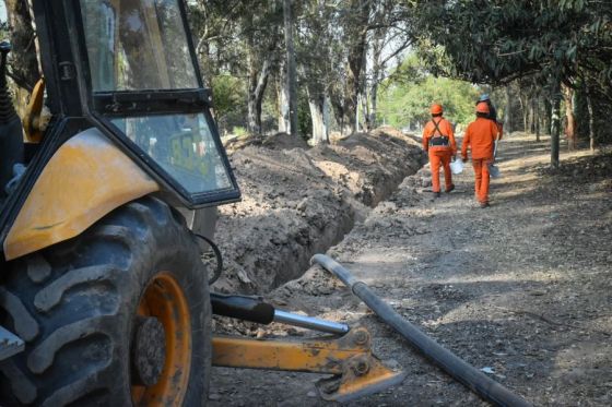 Realizan una obra para mejorar el servicio de agua potable en Cerrillos