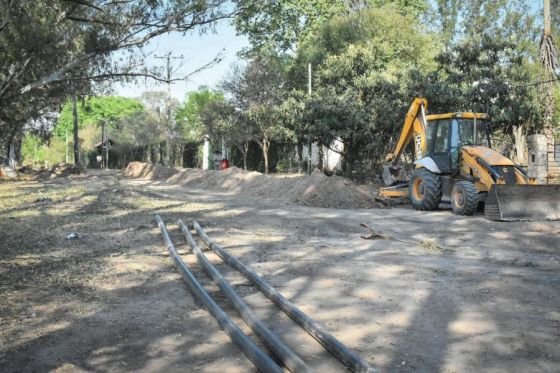 Realizan una obra para mejorar el servicio de agua potable en Cerrillos