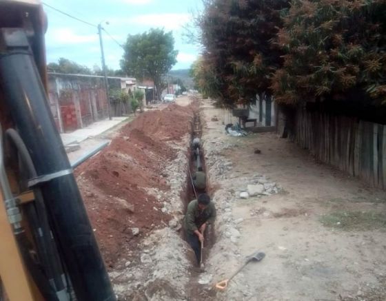 Amplían la red de agua en barrio Ferroviario de Salvador Mazza