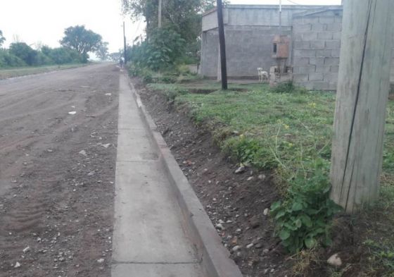 Obras urbanas en barrios de Metán