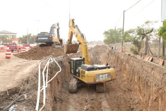 Por avances en la construcción del paso bajo nivel en Grand Bourg habrá nuevos desvíos de tránsito