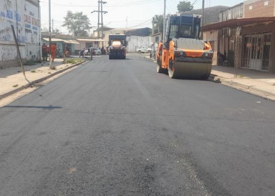 Obras de pavimentación y repavimentación en el norte salteño.