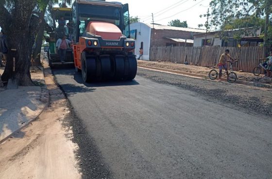 Siguen las obras de pavimentación y repavimentación en el norte salteño